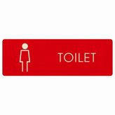トイレ プレート 木製 女 H2 長方形 27x9cmドア サインプレート ピクトサイン トイレマーク表示 案内 注意 施設 御手洗 TOILET おしゃれ シンプル 安全対策