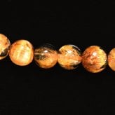 天然石ブレスレット【濃密に輝く黄金のルチル】7mm 太陽放射ルチルクォーツ AAAランク 一点物【GHB215】浄化発送 京海堂