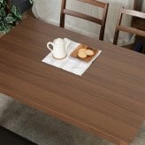ダイニングテーブル モルト 120×75 ナチュラル・ブラウン 2色展開 食卓 カフェテーブル リビングダイニング おしゃれ シンプル 新生活 家具 インテリア 不二貿易