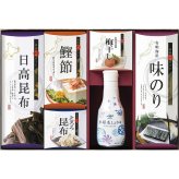 日本の味ギフト [26-2906-091] KTG-DOS 味のり 日高昆布 紀州梅干し 本醸造しょうゆ 鰹削り節 とろろ昆布 和食 朝食 ご飯のお供 詰め合わせ 常温 保存食 調味料 お歳暮 お中元 ギフト プレゼント 内祝い お返し