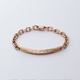 ハワイアンジュエリー ペアブレスレット つけっぱなし 刻印 ステンレス 金属アレルギー ブランド 大人 シンプル プレート スクロール 波 ハワジュ 金アレ サージカルステンレス 2本セット クリスマス 誕生日 記念日 プレゼント テラグラティア Terra-gratia PairBracelet【gbss132pair】