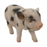 置物 豚 グロスターオールドスポット 幅22.5cm woobia ウービア ぶた リアル かわいい おしゃれ 玄関 インテリア オブジェ ガーデン ミニブタ 動物 アニマル 癒し 棚 個性的 プレゼント ギフト 面白い 新築祝い