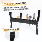 ワークベンチ 作業台 折りたたみ DIY 木工 クランプ付 耐荷重100kg 幅調整可能 工台 組立 サポート 切断 加工 目盛りつき 天板 工具保管 折りたたみ収納 研磨作業 穴あけ 新発売 新商品