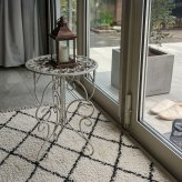 ガーデン エクステリア アイアン製プランタースタンド 脚付き ハイタイプ「DECOR」(デコール) 2個セット IF-N0039-2P 高さ40cm 花台 鉢置き 鉢 プランター フラワースタンド スタンド ボード 鉄製 スチール おしゃれ 室内