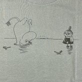 ムーミン さかだち ドライクールタッチTシャツ グレー アパレル MOOMIN 送料込み