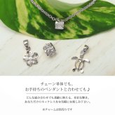 ネックレス チェーンのみ あずきチェーン 太さ1.5mm K10ホワイトゴールド 長さ選べる ネックレス チェーン ハワイアンジュエリー メンズ レディース 誕生日 プレゼント ハロウィン 【品番：CH176-W】