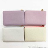 ハローキティ 財布 レディース L字ファスナー コンパクト財布 型押し 合成皮革 サンリオ キャラクター グッズ キティちゃん 大人可愛い おしゃれ 小銭入れ ウォレット SR44-1KT サンリオ正規ライセンス品