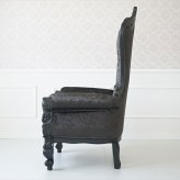 輸入家具 シングルチェア アンティーク ダイニングチェア ロココ調家具 バロック調 彫刻家具 プリンセス 姫系 ヨーロピアン フランス かわいい おしゃれ イタリア デザイナーズ 本物の高級感 店舗什器 新生活