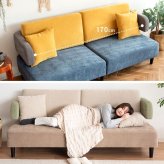 ソファ 座椅子 3P セトレー ファブリック トライカラー 三人掛け コンフォート 天然木脚 リビング sofa ウレタンフォーム ウェービングベルト モダンデザイン 北欧風 リラックス 快適 インテリア オシャレ 家具