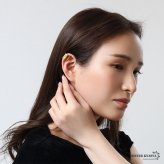 ステンレス ロングイヤーカフ 長め シンプルイヤーカフ ミル打ち かわいい メタル ワイド ゴールド 18KGP 片耳1点 プチプラ 耳の穴不要 痛くない レディース 女性 金属アレルギー対応フェイクピアス ノンホール イヤリング