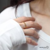 ステンレス ビーズリング ころころ 極細リング 不規則 カットリング ゴールド シルバー プチプラ ピンキーリング 小さめ かわいい 華奢 きらきら シンプル 指輪 レディース 女性 金属アレルギー対応