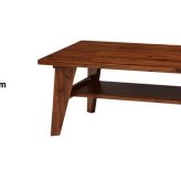テーブル センター 100×50cm ヴィンテージ ブラウン アカシア ロー 天然木 リビング コーヒー 木製 西海岸 レトロ カフェ ウッド
