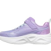 スケッチャーズ 光る靴 女の子 キッズ スニーカー SKECHERS Sライツ ソラ グロー 2.0 ダズル ステップス ノーマル幅 303729L マジックテープ 運動靴 子ども