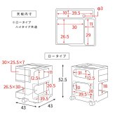 マルチワゴン Pluna(プルーナ)サイドワゴン キャスター トローリー ワゴン リビングワゴン キッチンワゴン 収納 サイドラック ダイニングワゴン 韓国風 ベビーワゴン コスメ収納 ネイルワゴン トロリー くすみカラー 幅32×奥行き42×高さ72 新生活