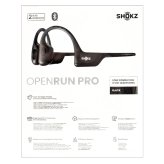 Shokz (ショックス) OpenRun Pro Black 完全ワイヤレス骨伝導イヤフォン ブラック SKZ-EP-000007 軽量 深みのある低音を体験 実用的 プレゼント