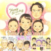 誕生日のプレゼントに、笑顔を届ける似顔絵はいかがですか。ラッピング対応で、贈り物として渡しやすい似顔絵です。 プレゼント 似顔絵 バースデー 贈り物 名入れ 手描き ギフト 誕生日 お祝い 記念日 女の子 子ども 子供 男の子 家族 下書き確認 修正無料 名入れ 親孝行 似てる 実績多数 サプライズ 誕生日 サプライズ 記念 同窓会 古希祝い 感謝 闘病中の方への励まし 贈答品 大量注文 キレイ