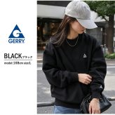 【予約】GERRY ジェリー スウェット トレーナー レディース メンズ gea-m0032 裏起毛 バックプリント 長袖 刺繍 クルーネック 防寒 ビッグシルエット オーバーサイズ アメカジ アウトドア ストリート カジュアル M L LL 2026FW  別注