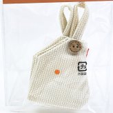 はむにぎり 着せ替えセット サロペットセット ベージュドット りぶはあと