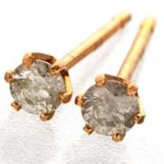 ダイヤモンドピアス K18PG 0.1ct スタッドピアス レディース 18金 ピンクゴールド シンプル 一粒ダイヤ 華奢 ジュエリー アクセサリー プレゼント ギフト