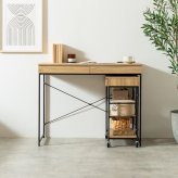 デスク チェア セット 机 ラック ワゴン テーブル 収納 作業台 スリム コンパクト 省スペース コンセント USBポート 引き出し キャスター 棚 フック 移動 幅90 一人暮らし テレワーク 在宅 パソコン PC