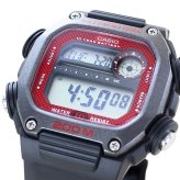箱なし カシオ 腕時計 メンズ CASIO ブラック レッド デジタル 200m防水 10年電池 ワールドタイム ストップウォッチ タイマー アラーム LEDライト スポーツ アウトドア 海外モデル 逆輸入 誕生日 プレゼント ギフト 成人 卒業 入学