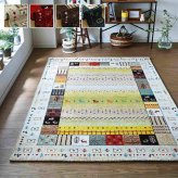 ラグ カーペット トルコ製 ウィルトン織り 長方形 ギャッペ調 約200×250ｃｍ