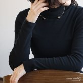 チョーカー ネックレス レディース メタルチョーカー ボールチョーカー ダブル ゴールド 玉 球 細身 プチプラ 高見え 普段使い 大人 可愛い シンプル 存在感 女性 金属アレルギー対応