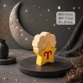 国産ヒノキ 星座の組み木｜牡羊座 ♈｜3/21〜4/19生まれ｜木製インテリア・誕生日プレゼント