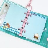 サンリオ ハンギョドン ミニシールバインダーチャーム キーホルダー 文具 Sanrio