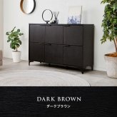 木目調キャビネット 幅120cmタイプ 引出し付き リビングキャビネット オシャレ 幅120 脚付きキャビネット ミドルボード リビング収納棚 小物キャビネット スタイリッシュ 扉付き ナチュラル シンプル 北欧 レトロ 西海岸 ミッドセンチュリー