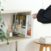 S字型ディスプレイラック3段 オーク オーク・オークホワイト 2色展開 収納ラック オープンラック シェルフ 整理棚 収納家具 おしゃれ シンプル 新生活 インテリア 不二貿易