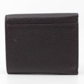 モンテスピガ　monte SPIGA　コンパクト財布　MOSMSP301DBR　ダークブラウン　濃茶　シュリンクレザー　牛革　三つ折り財布　トライフォード ウォレット