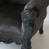 輸入家具 シングルチェア アンティーク ダイニングチェア ロココ調家具 バロック調 彫刻家具 プリンセス 姫系 ヨーロピアン フランス かわいい おしゃれ イタリア デザイナーズ 本物の高級感 店舗什器 新生活