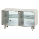 コレクションシェルフ クレール ワイド オークナチュラル ナチュラルオーク・ホワイトウォッシュ 2色展開 コレクションケース ディスプレイケース ガラスケース 収納 おしゃれ シンプル 新生活 家具 インテリア 不二貿易