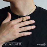 馬蹄クロスネックレス ハワイアンネックレス ペンダントネックレス ゴールドネックレス スクリューチェーン 細身 小ぶり キラキラ ラグジュアリー 高級感 ショート 男女兼用 レディース 女性