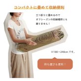 夏ラグ 夏用カーペット ラグ い草 金魚 和 風物詩 コンパクト 滑り止め不織布 自然素材 抗菌防臭 約180×240cm