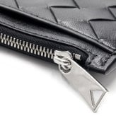 ボッテガヴェネタ BOTTEGA VENETA コインケース 小銭入れ キーケース キーリング付き イントレチャート メンズ レディース ブラック 黒 ラムレザー 本革 ファスナー 608784 V48C3 8803 ミニ財布