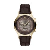 エンポリオアルマーニ EMPORIO ARMANI 腕時計 メンズ クロノグラフ レザー AR11822【2026 新作】