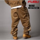  FUBU フブ トラックパンツ メンズ コーデュロイ ワイドパンツ ボトムス ブランド ロゴ ストリート ヒップホップ ダンス オーバーサイズ ビッグシルエット 秋冬 M L XL XXL 大きいサイズ 黒 fam-62502 レディース 2026FW karlas