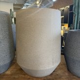 鉢カバー おしゃれ 大型 17号 13号 L M サイズ 植木鉢 KONTON コントン パボ トール 丸型 縦長 背が高い ファイバーストーン 軽量 室内 屋内 高級 北欧 モダン ナチュラル 観葉植物用 シンボルツリー サボテン 多肉植物 特大 玄関 プランター 底穴なし ラテルストーン