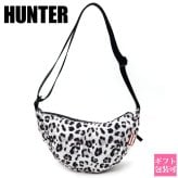 HUNTER ハンター ORIGINAL WOMENS SNOW LEOPARD SLING BAG ショルダーバッグ レディース スリングバッグ クロスボディバッグ 斜めがけ ヒョウ柄 レオパード スノーレオパード グレー ブラック HXRU0020262LD
