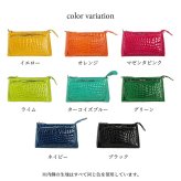 クロコダイル ショルダーバッグ 3way レディース シャイニング加工 お財布バッグ お財布ポシェット お財布ショルダー ハンドバッグ クラッチバッグ パーティバッグ わに革 2way 斜め掛け ギフト プレゼント 4FA (06001106r)
