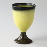 黄貫入 ワインカップ 陶器 美濃焼 やきものの里から、暮らしを贈ります。　ギフト 食器 セット テーブルウェア