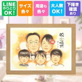 プレゼント 似顔絵 金婚式 贈り物 ギフト 手描き 名入れ 金婚式 結婚記念日 結婚50周年 お祝い 記念日 大人数 家族 夫婦 両親 祖父母 お母さん お父さん 下書き確認 修正無料 名入れ 宝物 実績多数 似てる そっくり 感謝 50周年 思い出 長寿 傘寿祝い 節目 お祝いの品 感動 引っ越し 感謝の品 長寿祝い 応援 還暦祝い 披露宴 バレンタインデー
