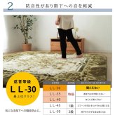 こたつ敷き布団 国産固綿40mm使用 ラグ ふっくら極厚敷き布団 『シャルマン』 約195×245cm こたつ敷布団 こたつ敷きマット コタツ敷布団 こたつマット 冬用敷物 こたつ用敷布団 敷き布団単品 フローリングに最適 こたつ用品 あったか リビング