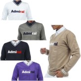 アドミラル ゴルフ メンズ UJジャカード　Vネックセーター ADMIRAL GOLF ADMA369 秋冬モデル お誕生日祝い お祝い 記念品 お父さん 父の日 彼氏 男性 30代 40代 50代 60代  還暦祝い 敬老の日 人気プレゼント プレゼント