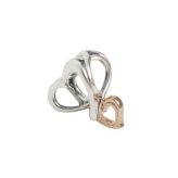 パンドラ PANDORA Two-tone Openwork Infinity Heart Charmブレスレットチャームレディース 782642c00 シルバー ローズゴールド