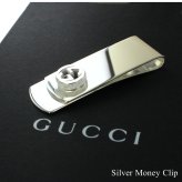 GUCCI グッチ マネークリップ ブランド メンズ 父の日 札ばさみ 男性プレゼント シルバー925 おしゃれ ロゴ 誕生日 結婚式 結婚記念日 プレゼント 夫 父 彼氏 ギフト シルバーアクセサリー 成人 卒業 入学