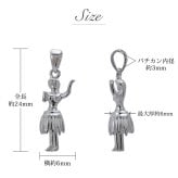 ハワイアンジュエリー ネックレス シルバー ネックレス フラガール フラダンサー フラダンス シンプル シルバー925 ギフトラッピング可能 チェーン 長さ選べる メンズ レディース 誕生日 プレゼント ハロウィン 【品番：CG-SP49201】