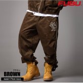  FUBU フブ トラックパンツ メンズ コーデュロイ ワイドパンツ ボトムス ブランド ロゴ ストリート ヒップホップ ダンス オーバーサイズ ビッグシルエット 秋冬 M L XL XXL 大きいサイズ 黒 fam-62502 レディース 2026FW karlas